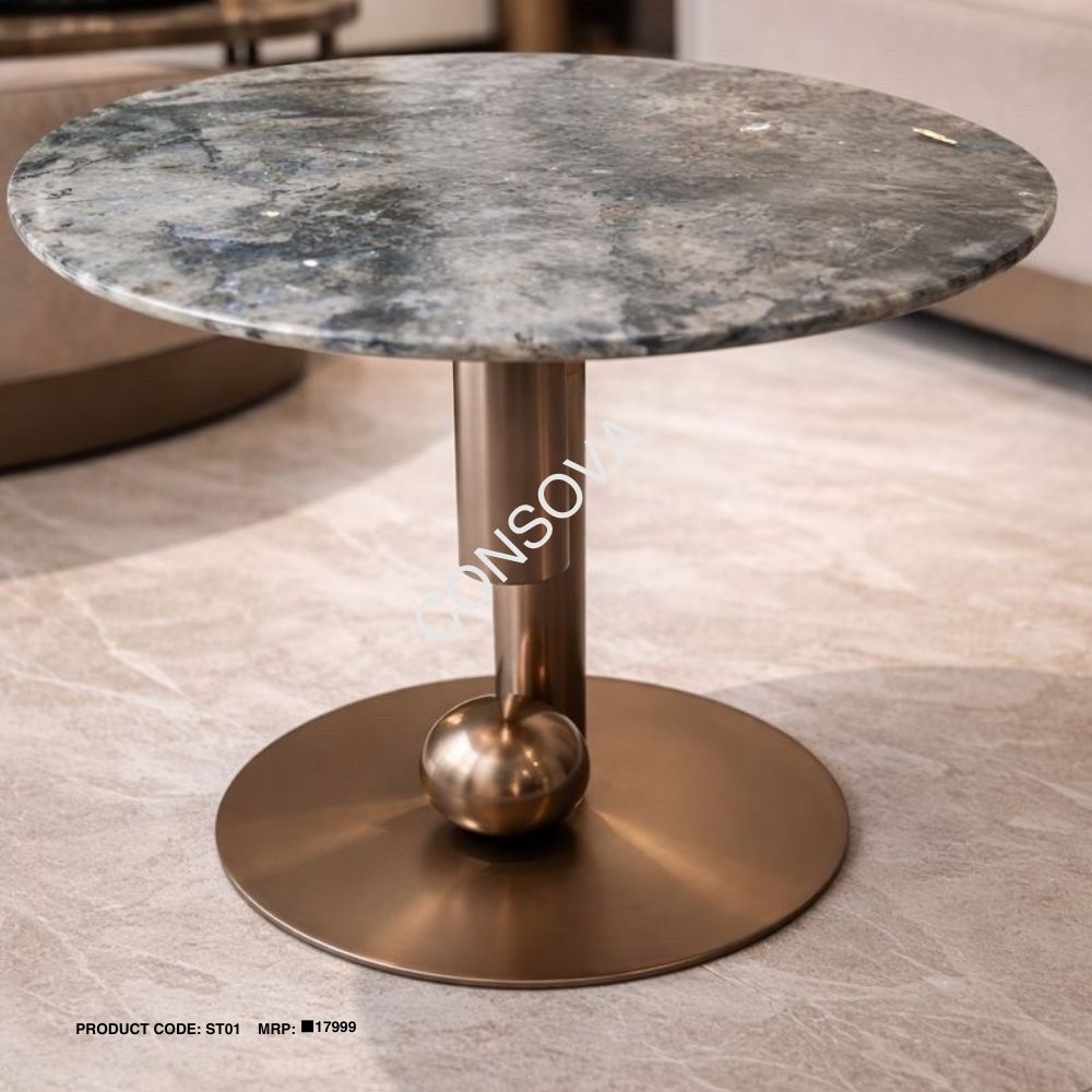 Round Marble Side Table