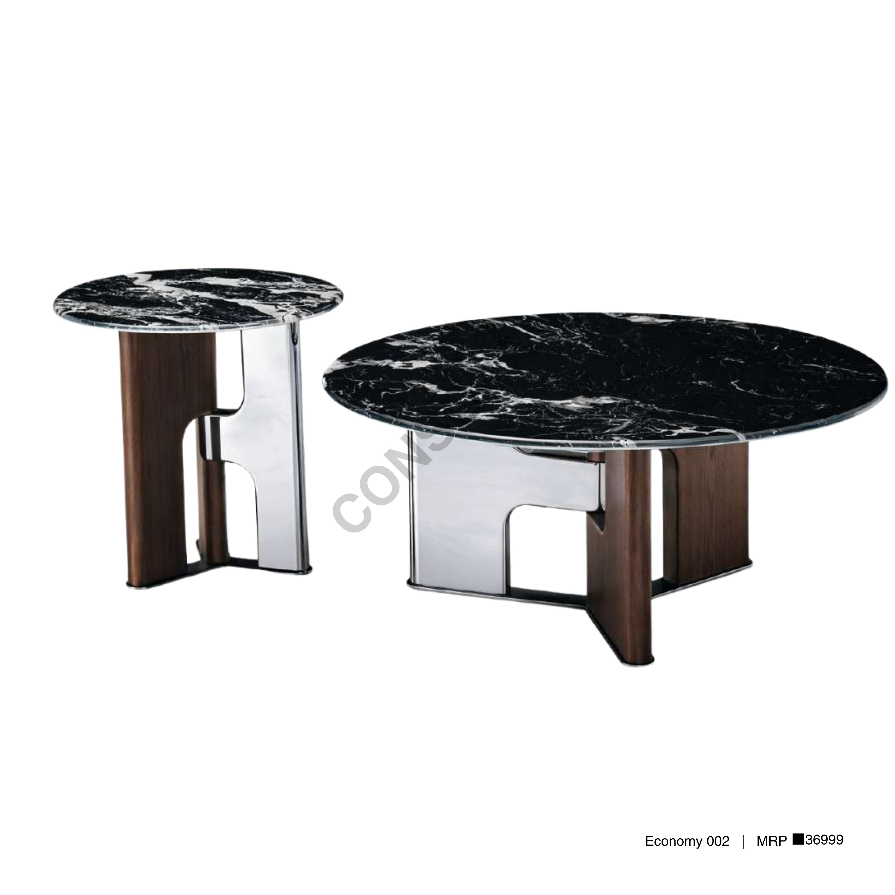 Mixed Base Marble Tables