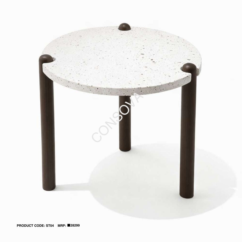 Speckled Top Side Table