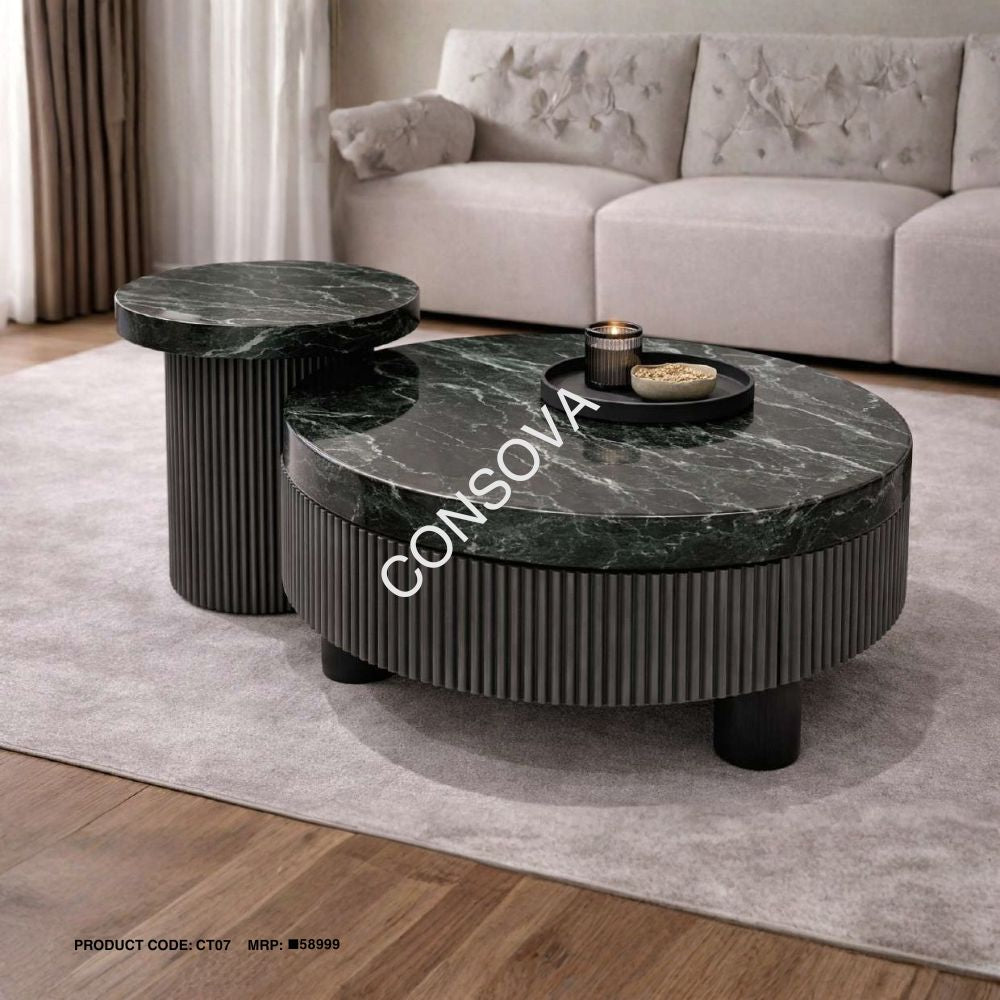 Green Top Center Table