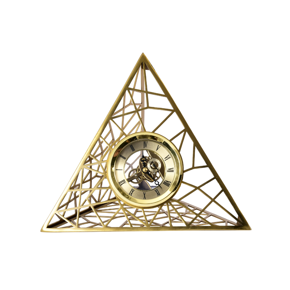 Elegant Prism Desk Clock