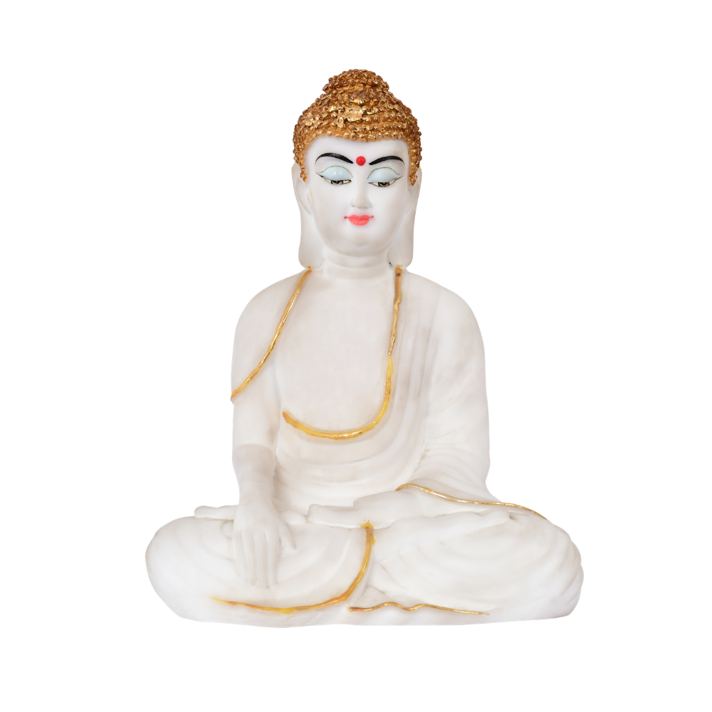 Divine Ivory Buddha Sculpture
