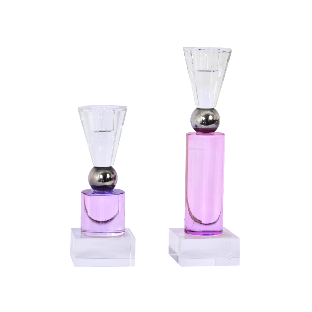 Royal Prism Decorative Candle Holder Set