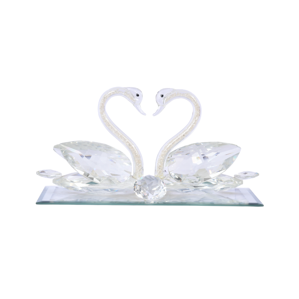 Swan Pair Artifact Sculpture