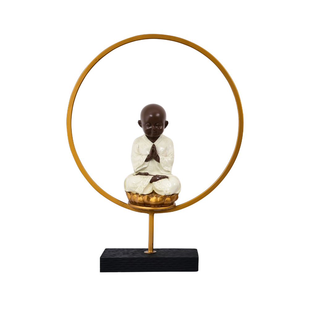 Peaceful Meditation Kid Sculpture