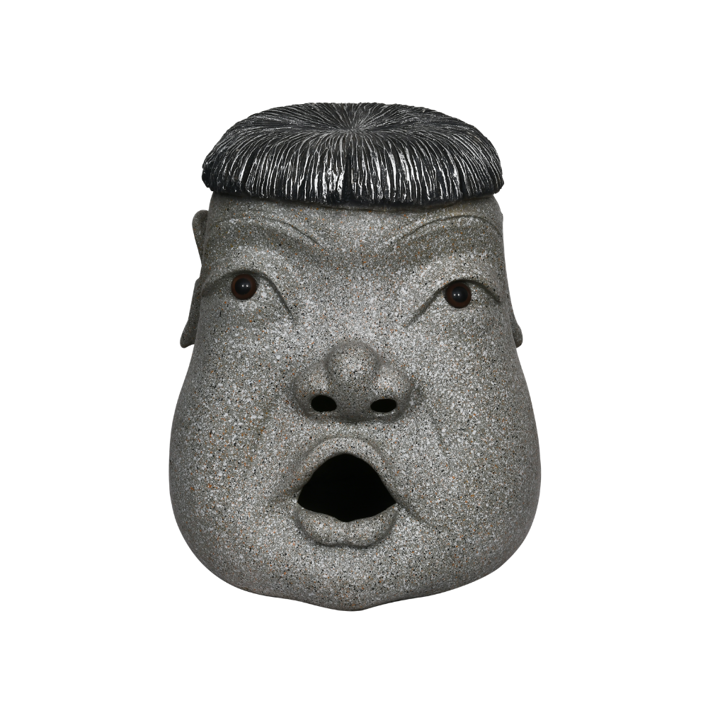 Tribal Spark Designer Face Vase